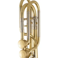 Bach 50A3 Stradivarius Series Professional Open Wrap Bass Trombone with Double Hagmann Valves Lacquer Yellow Brass Bell