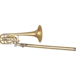 Bach 50B3 Stradivarius Series Professional Standard Wrap Double Rotor Bass Trombone Lacquer Yellow Brass Bell