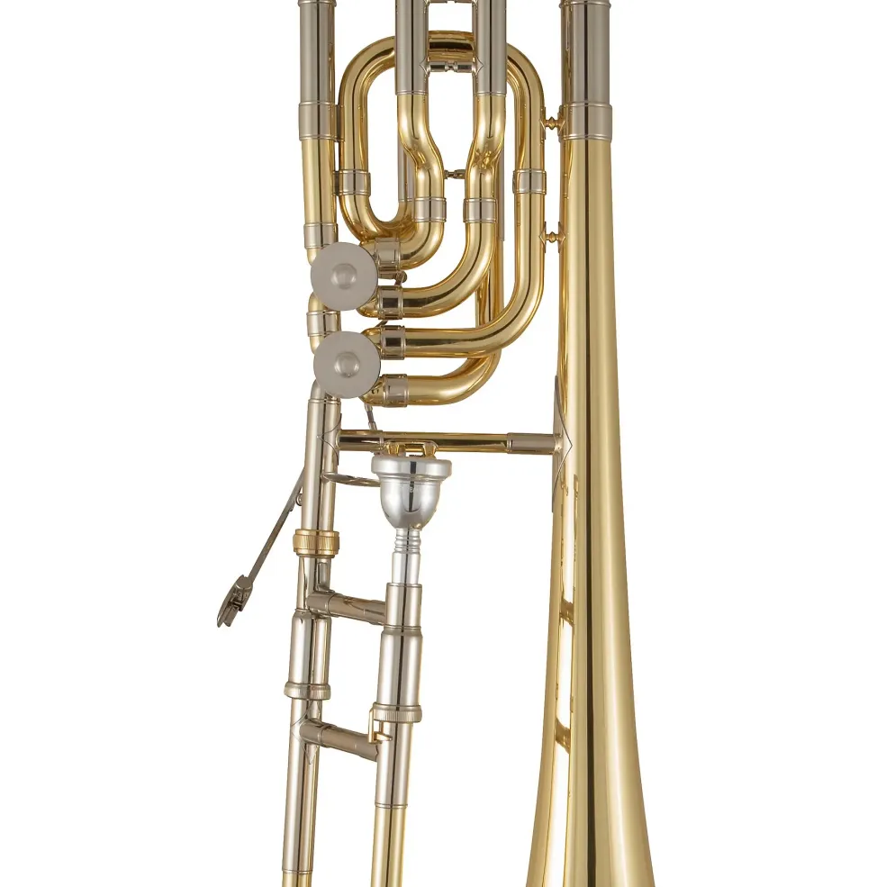 Bach 50B3 Stradivarius Series Professional Standard Wrap Double Rotor Bass Trombone Lacquer Yellow Brass Bell
