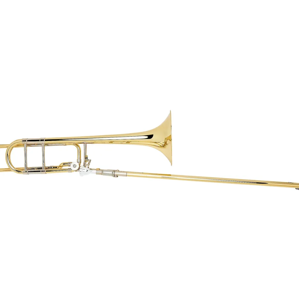 Bach 42BO Stradivarius Series F-Attachment Trombone Lacquer Yellow Brass Bell Standard Slide