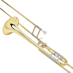 Bach 42BO Stradivarius Series F-Attachment Trombone Lacquer Yellow Brass Bell Standard Slide