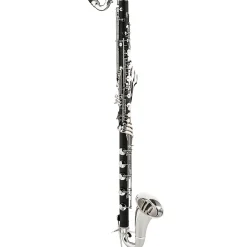 Backun Backun Alpha Low C Synthetic Bass Clarinet with Silver Plated Keys, 2-Piece Neck, Hardshell Case Silver Plated Keys Low C