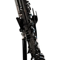 Backun Backun Alpha Low Eb Synthetic Bass Clarinet with Nickel Plated Keys with Lyre Holder, 2-Piece Neck, Compact Hardshell Case Nickel Plated Keys Low Eb
