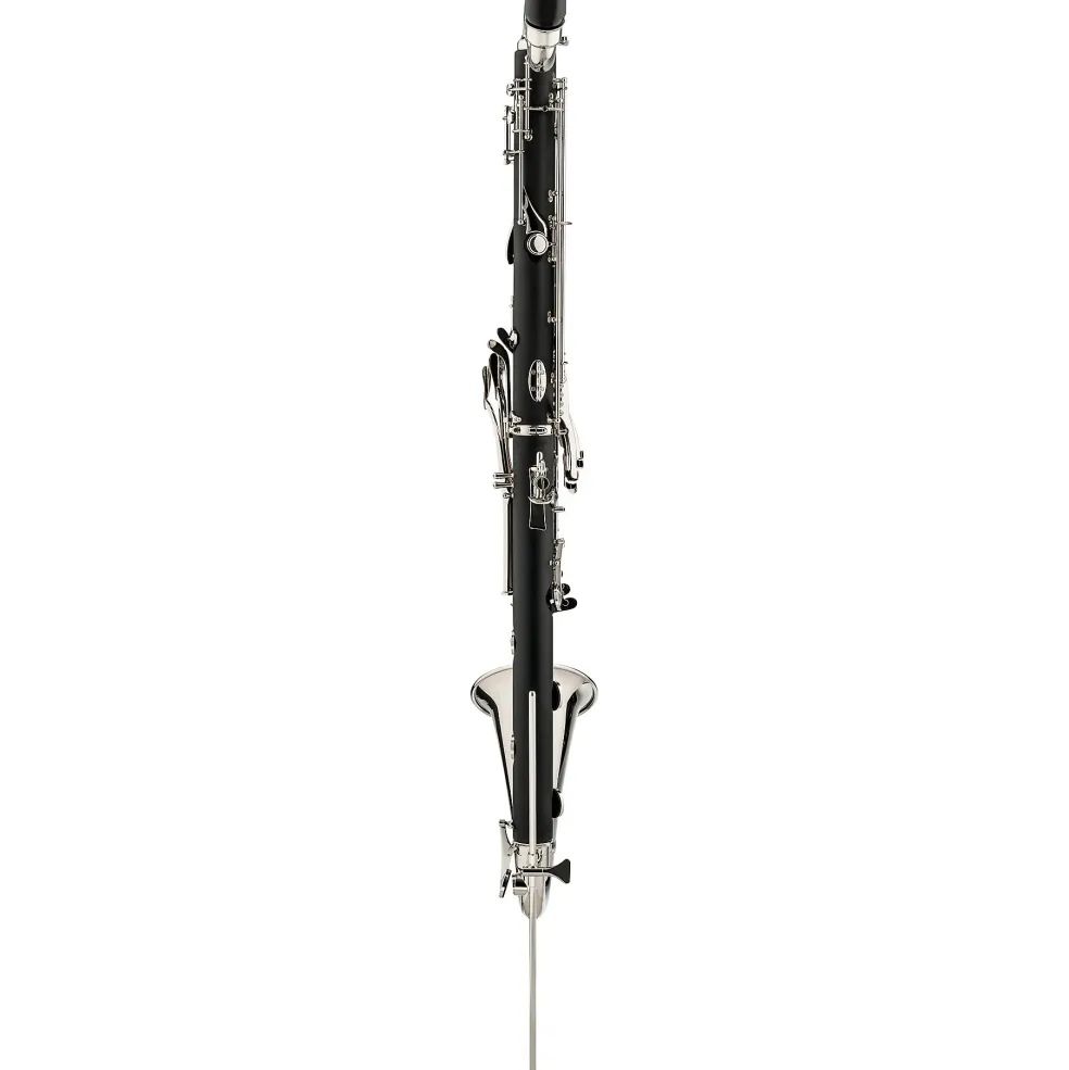 Backun Backun Alpha Low Eb Synthetic Bass Clarinet with Nickel Plated Keys with Lyre Holder, 2-Piece Neck, Compact Hardshell Case Nickel Plated Keys Low Eb