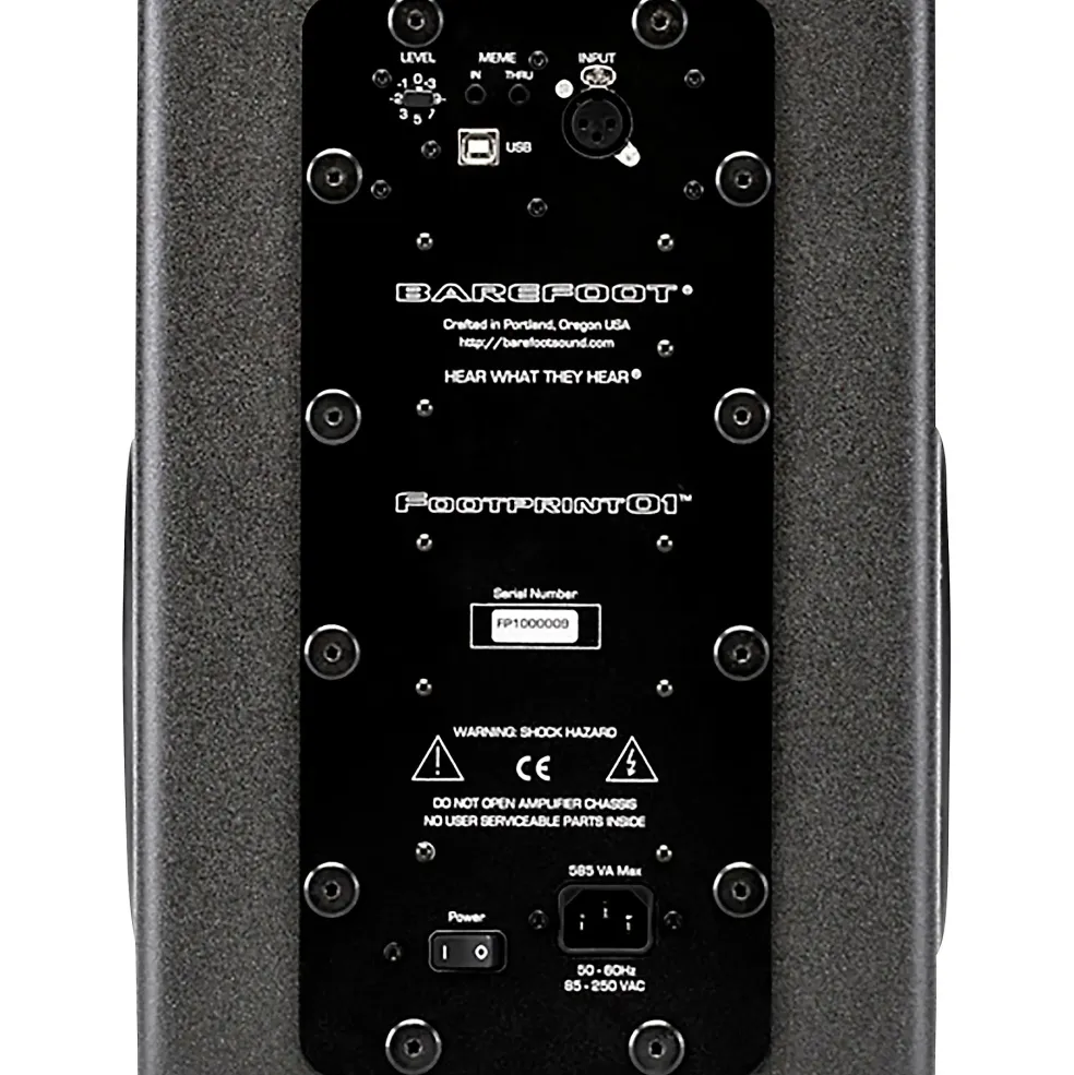 Barefoot Sound Footprint01 8" 3-Way Powered Studio Monitors (Pair)