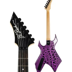 B.C. Rich Warlock Legacy Kahler Electric Guitar Purple Crackle