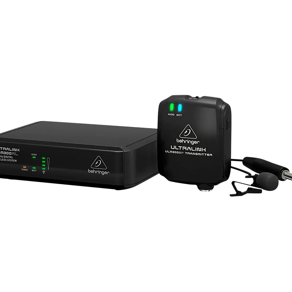 Behringer 2.4 GHz Digital Wireless System with Lavalier Microphone, Belt-Pack Transmitter and Receiver