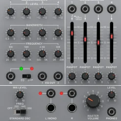 Behringer 305 Parametric EQ, Mixer and Output Eurorack Module