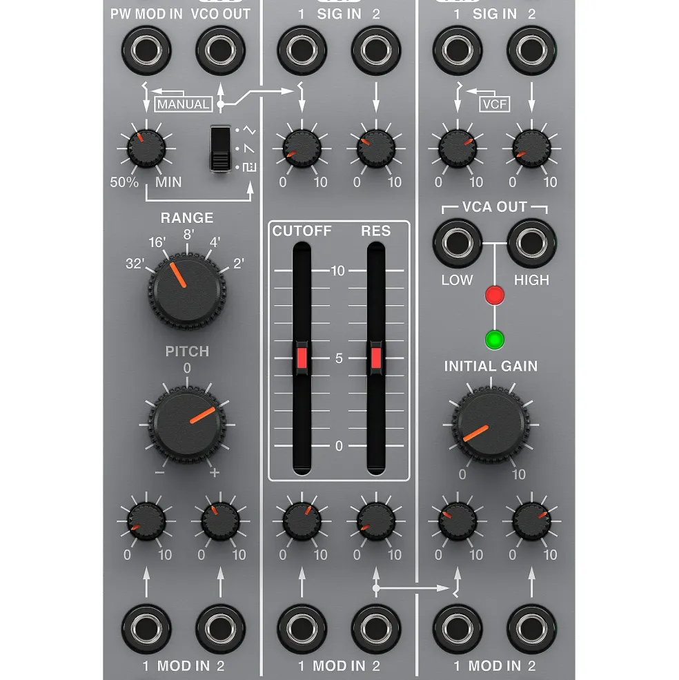 Behringer 110 VCO/VCF/VCA Eurorack Module