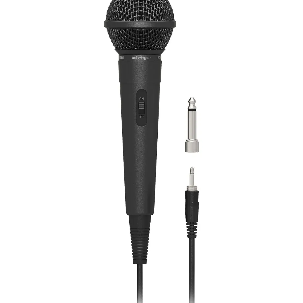 Behringer BC110 Dynamic Vocal Microphone with 10-foot Cable