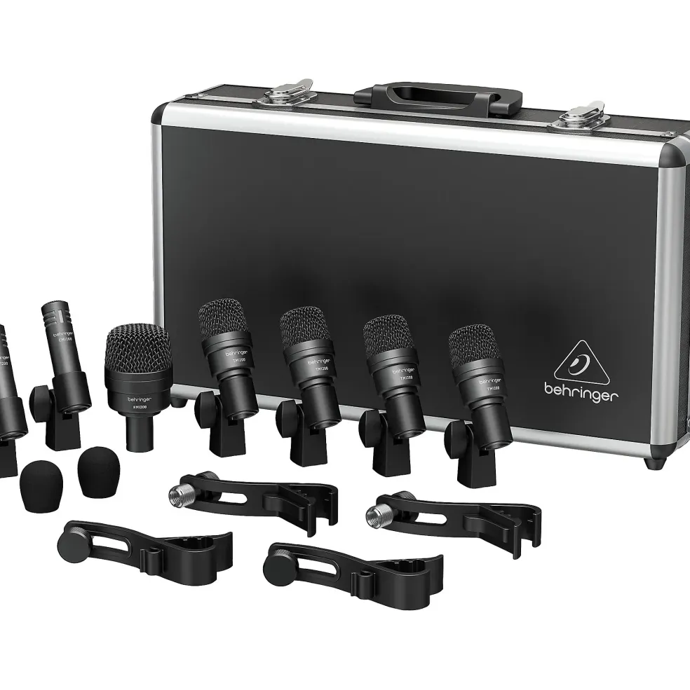 Behringer BC1200 Professional 7-Piece Drum Microphone Set