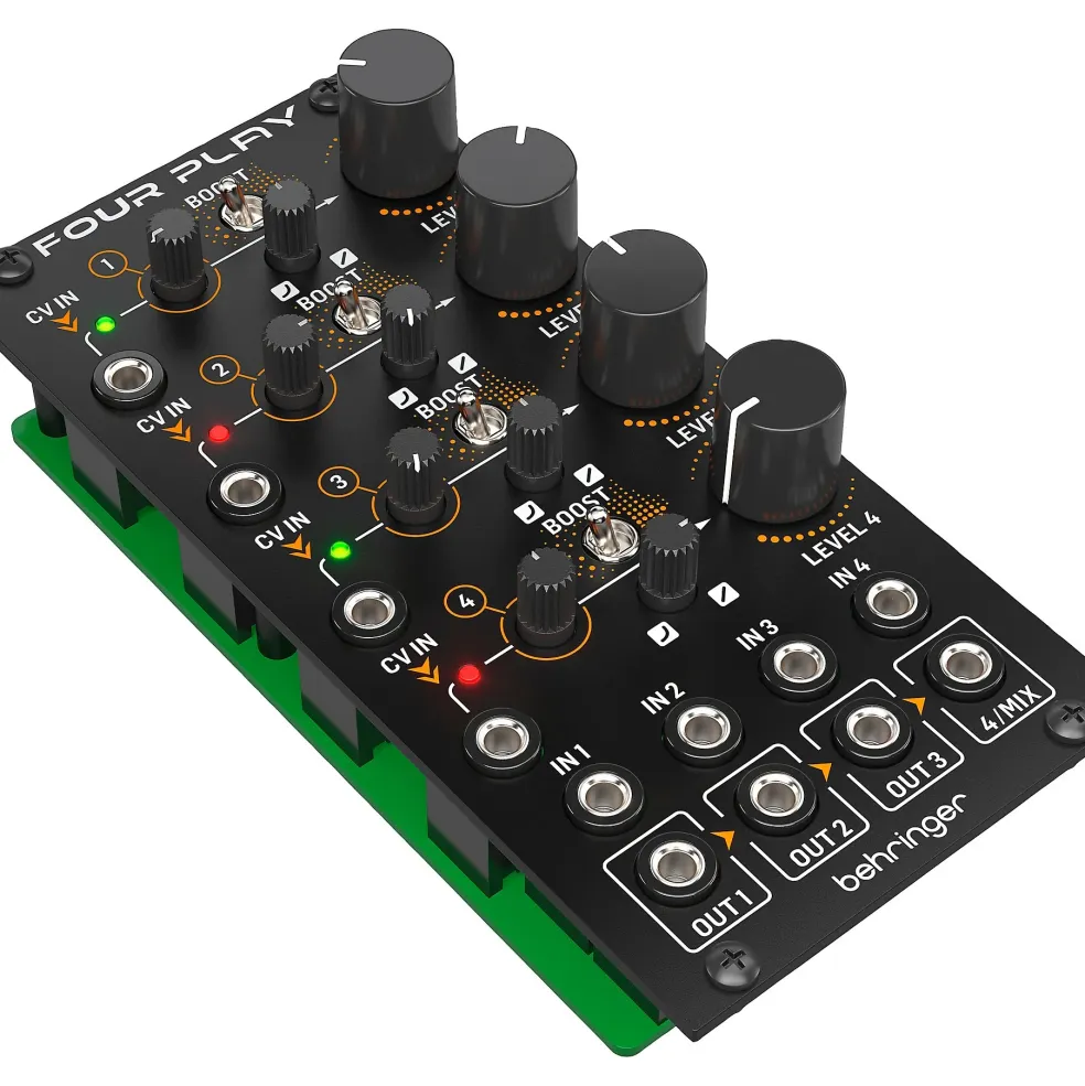 Behringer Four Play Quad VCA and Mixer Eurorack Module