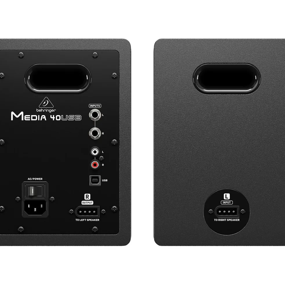 Behringer Media 40USB 4" Powered Studio Monitors With USB (Pair)