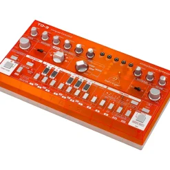 Behringer TD-3-TG Analog Bass Line Synthesizer - Tangerine