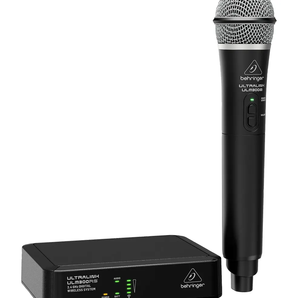 Behringer ULM300MIC High-Performance 2.4gHz Digital Wireless System With Handheld Mic & Receiver B Range