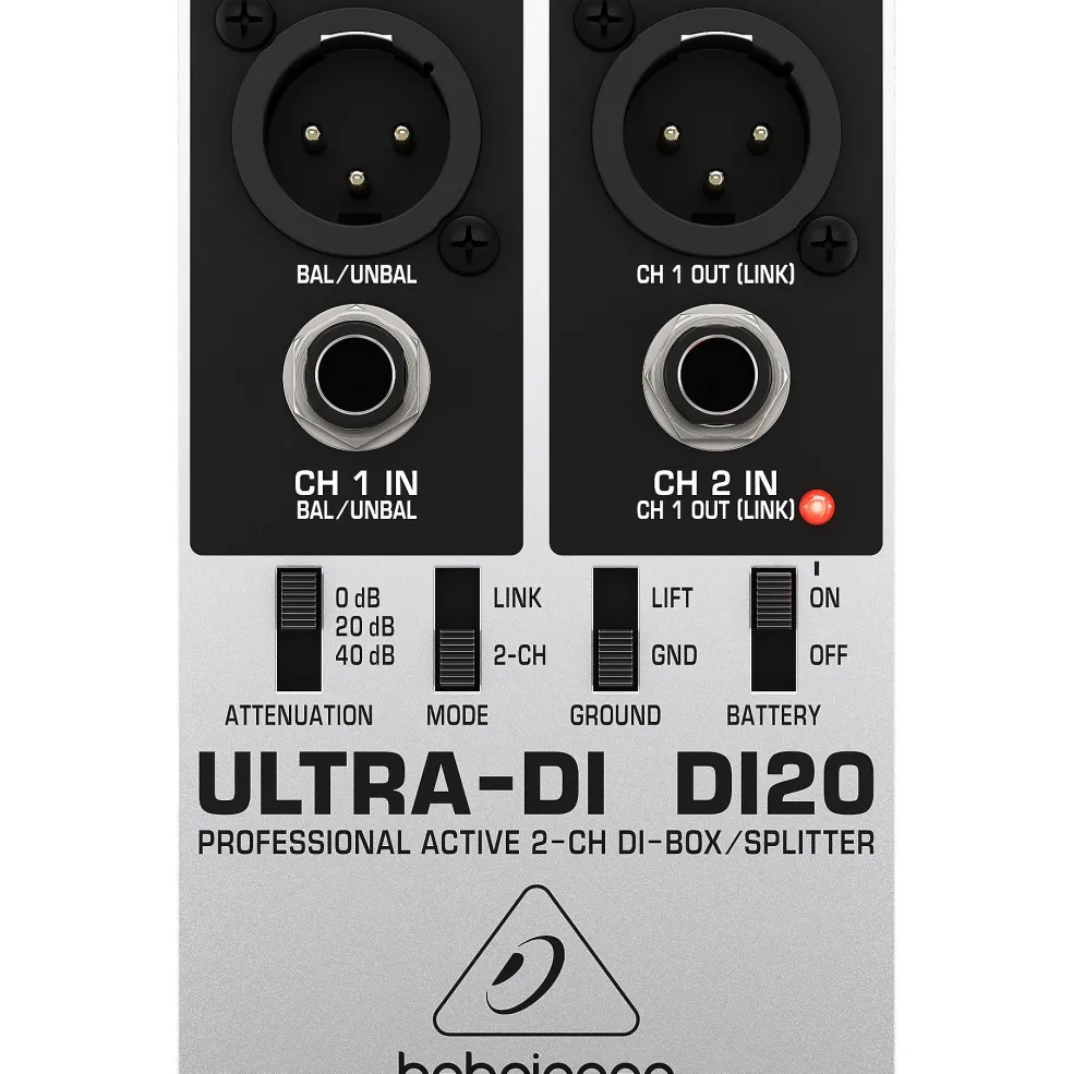 Behringer ULTRA-DI DI20 2-Channel Active Direct Box and Splitter
