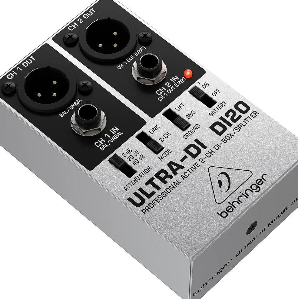 Behringer ULTRA-DI DI20 2-Channel Active Direct Box and Splitter