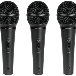 Behringer Ultravoice XM1800S Microphone 3-Pack