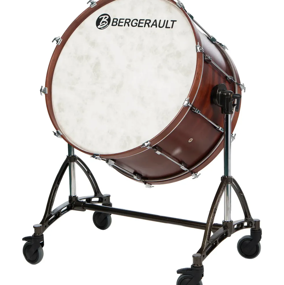Bergerault Concert Bass Drum, 40x22" With Tilting Stand 40 x 22 in.