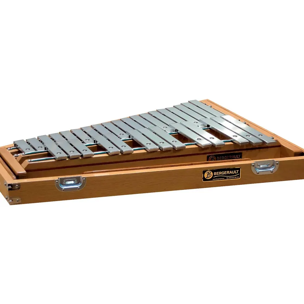 Bergerault Signature Series Glockenspiel With Oak Case, 2.5 Octaves