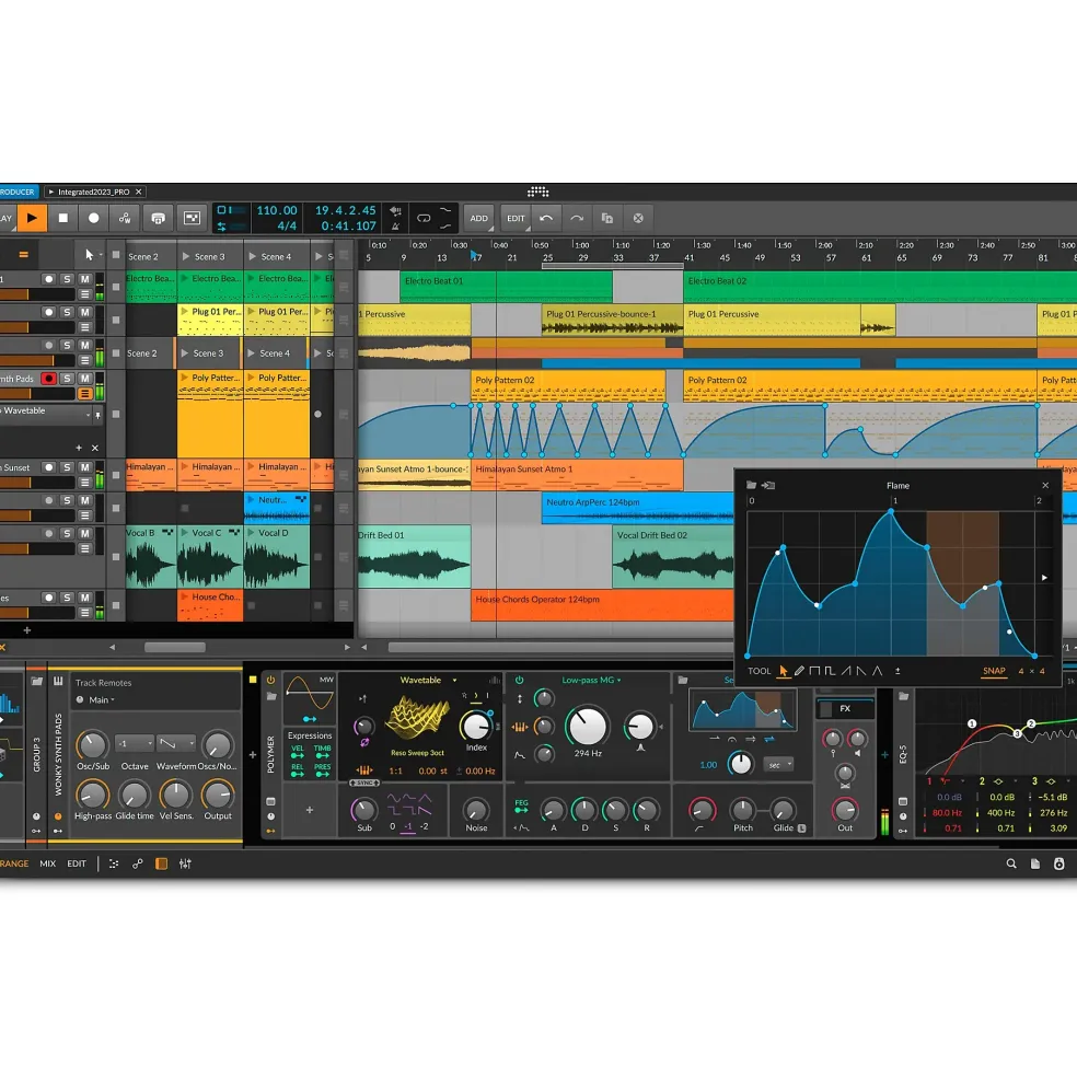 Bitwig Studio Producer (Upgrade from Essentials/16-Track)