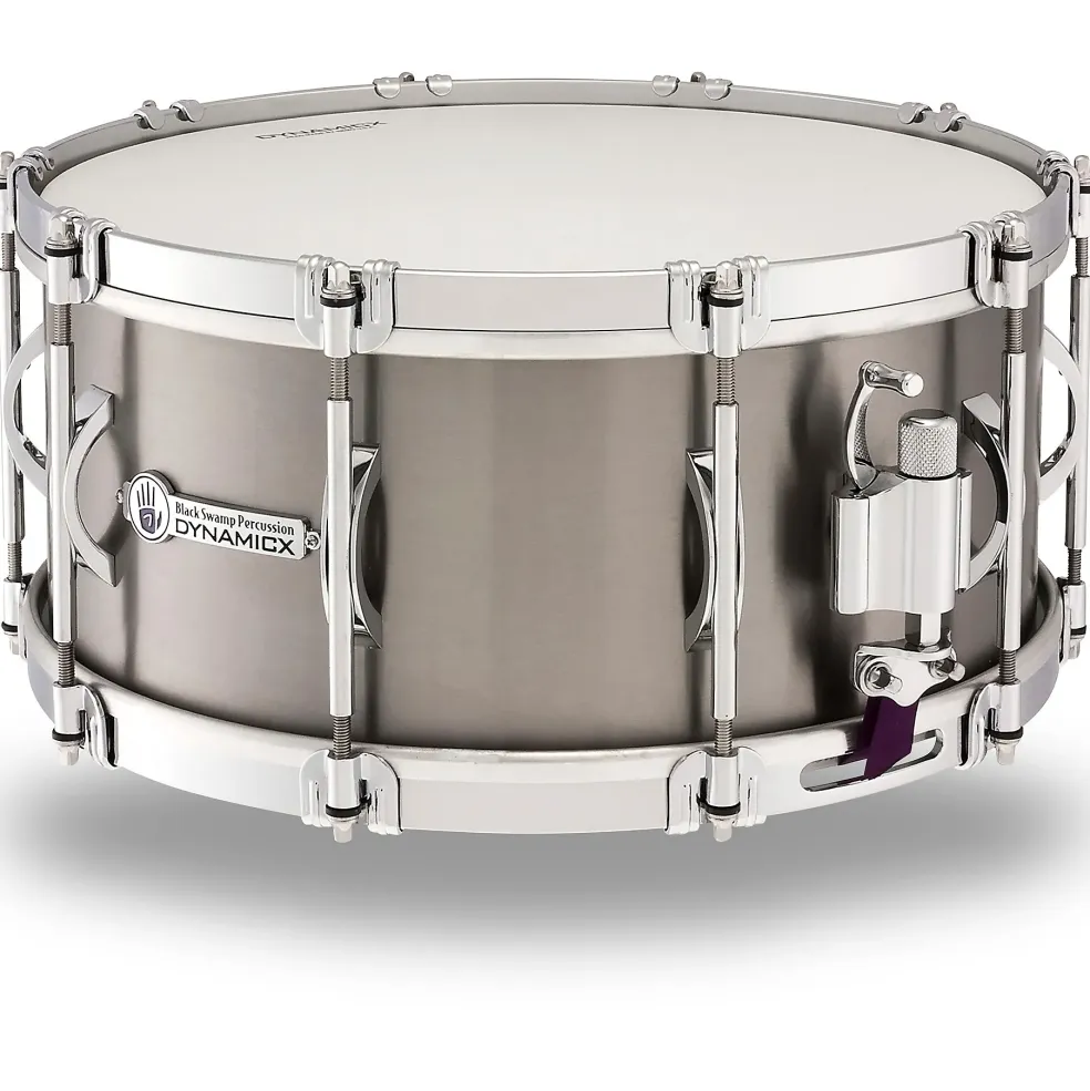 Black Swamp Percussion Dynamicx Sterling Series Titanium Snare Drum 14 x 6.5 in.
