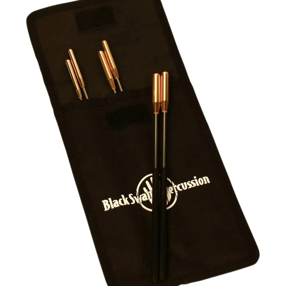 Black Swamp Percussion Spectrum Triangle Beaters w/Nylon Case Set of 6