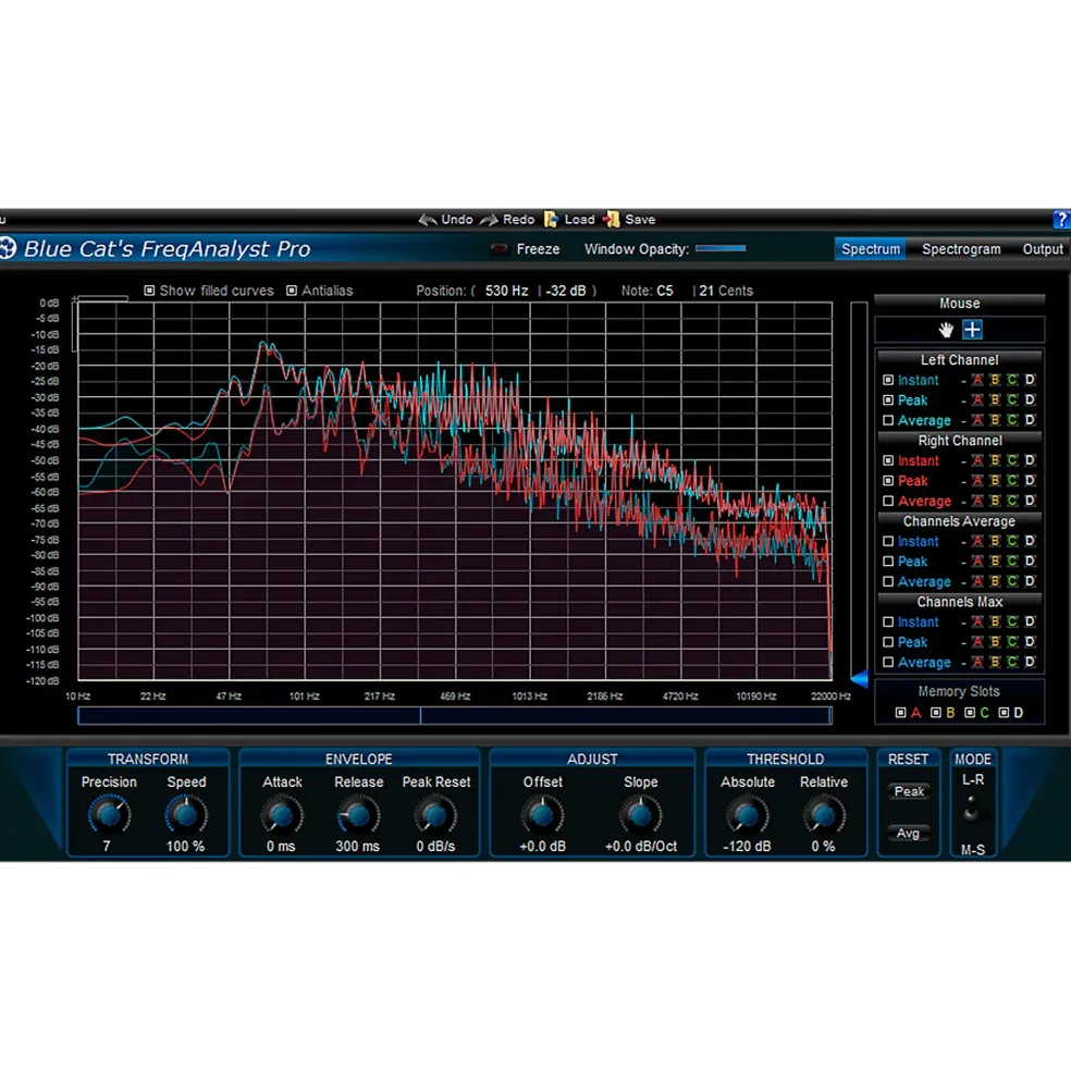 Blue Cat Audio FreqAnalyst Pro Spectrum Analysis Tool Software Download
