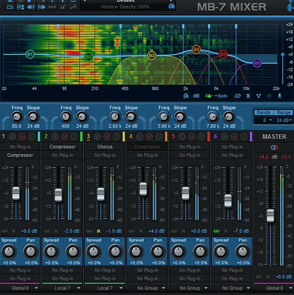 Blue Cat Audio MB-7 Mixer Plug-in Software Download