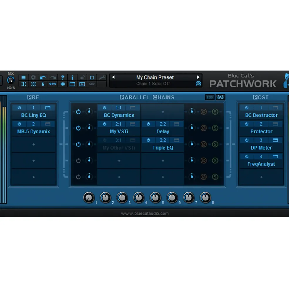 Blue Cat Audio PatchWork Universal Plug-ins Patchbay Software Download