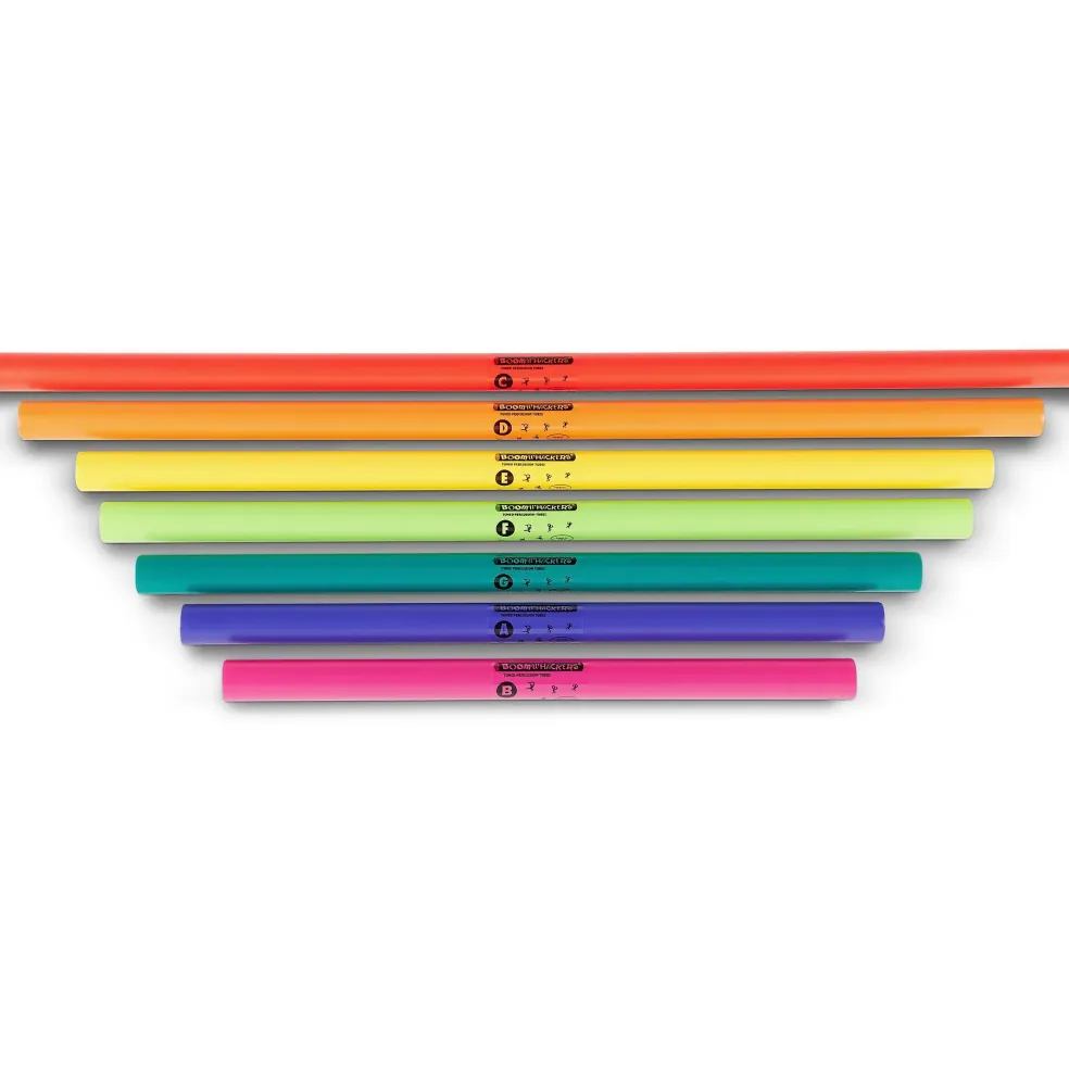 Boomwhackers C Major Bass Diatonic Scale Set (Lower Octave) Boomwhackers Tuned Percussion Tubes