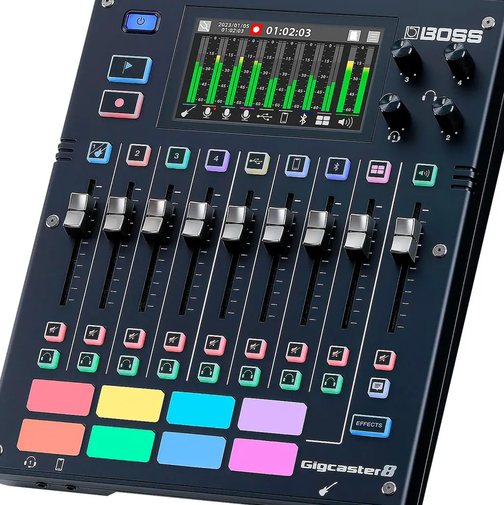 BOSS Gigcaster 8 Streaming Mixer