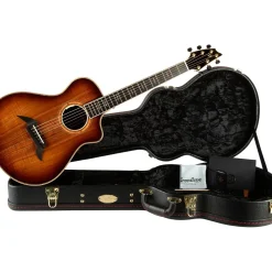 Breedlove Legacy All Koa Limited Edition Cutaway Companion Acoustic-Electric Guitar Shadowburst