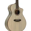 Breedlove Oregon All Solid Myrtlewood Limited-Edition Concert Acoustic-Electric Guitar Permafrost