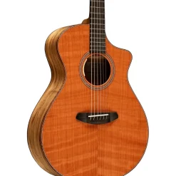 Breedlove Oregon Figured Redwood-Myrtlewood Concert Acoustic-Electric Guitar Natural