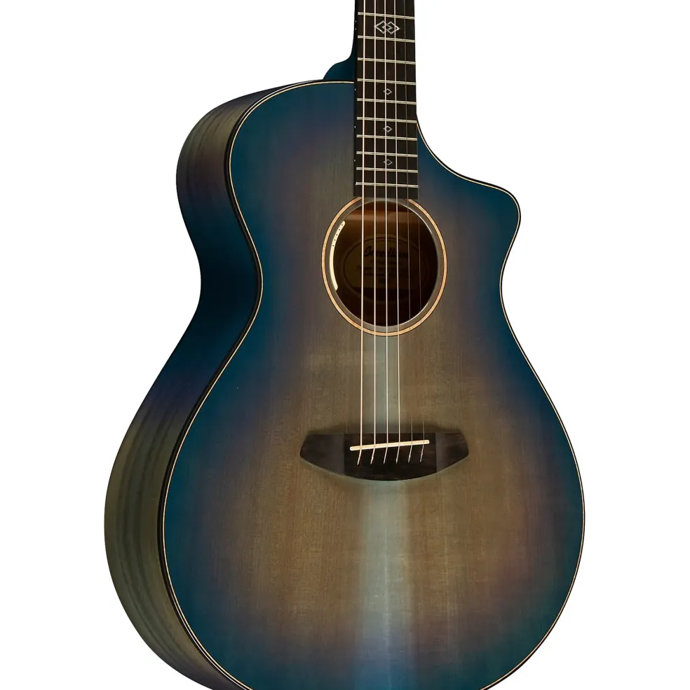 Breedlove Oregon Limited Myrtlewood-Myrtlewood Concert CE Acoustic-Electric Guitar Blue Eyes