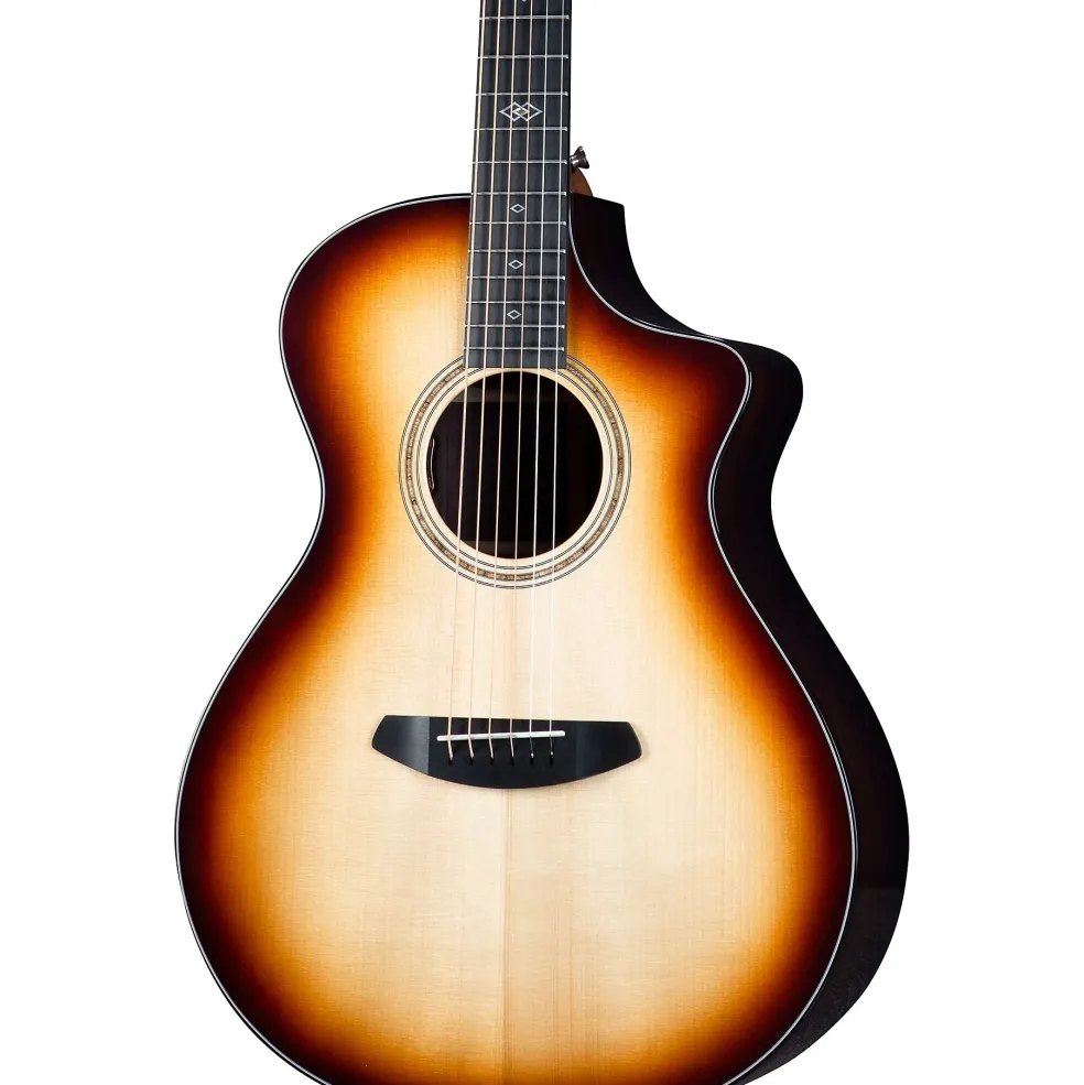 Breedlove Premier Adirondack Spruce-East Indian Rosewood Concert CE Acoustic-Electric Guitar Burnt Amber Burst