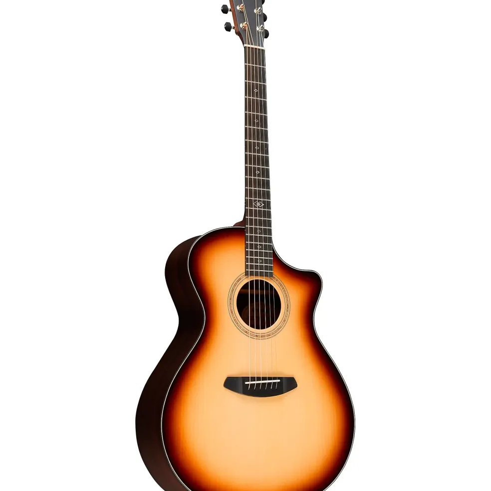 Breedlove Premier Adirondack Spruce-East Indian Rosewood Concerto CE Acoustic-Electric Guitar Burnt Amber Burst