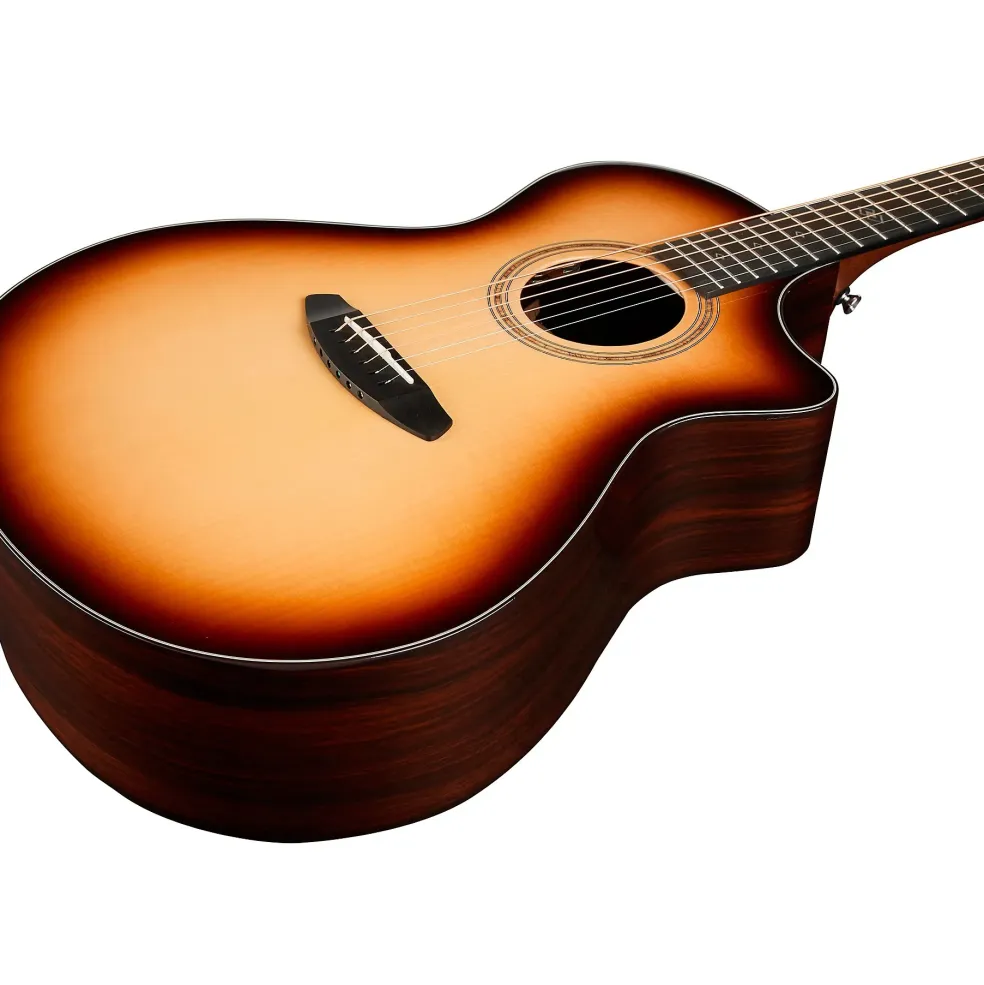 Breedlove Premier Adirondack Spruce-East Indian Rosewood Concerto CE Acoustic-Electric Guitar Burnt Amber Burst