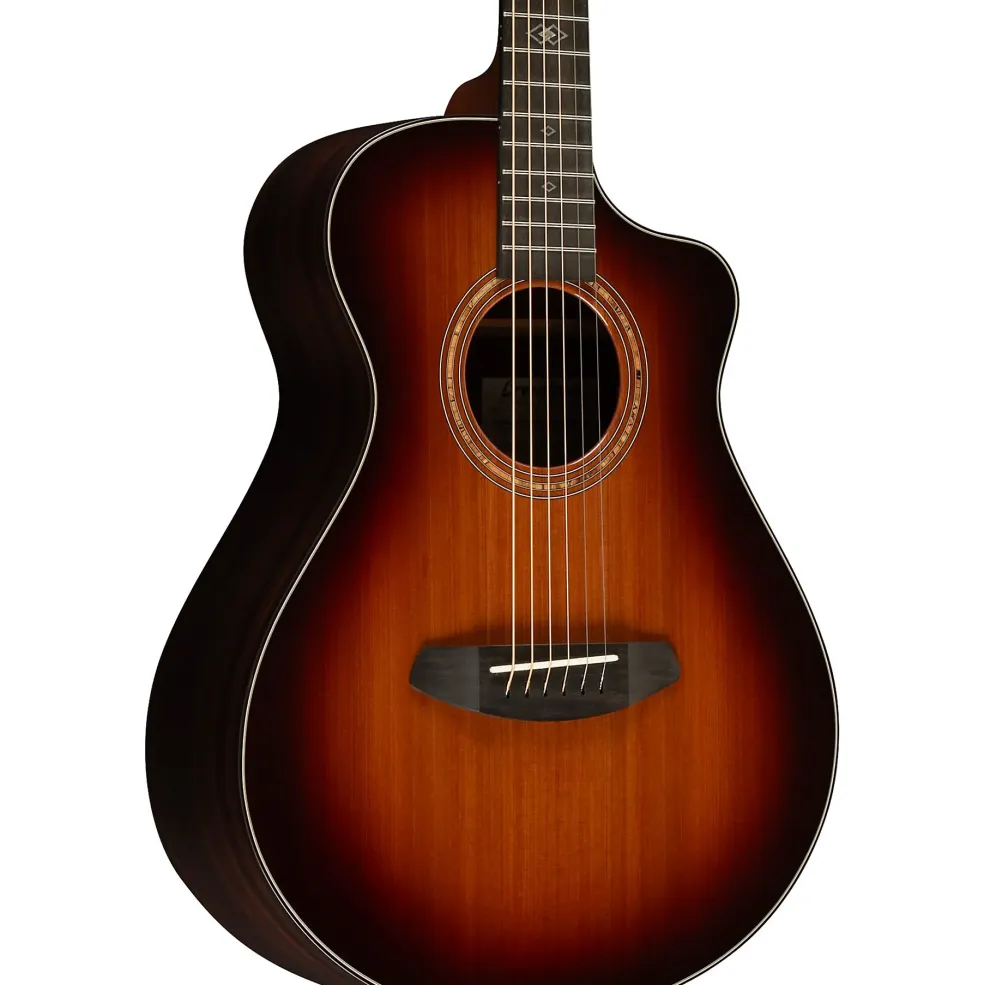 Breedlove Premier Companion CE Acoustic-Electric Guitar Edge Burst