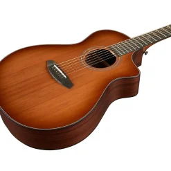 Breedlove Premier Concert Thinline Cutaway Acoustic-Electric Guitar Edge Burst