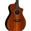 Breedlove Premier Redwood-Brazilian Rosewood Thinline Limited Edition Cutaway Concert Acoustic-Electric Guitar Natural