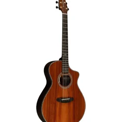 Breedlove Premier Redwood-Brazilian Rosewood Thinline Limited Edition Cutaway Concert Acoustic-Electric Guitar Natural