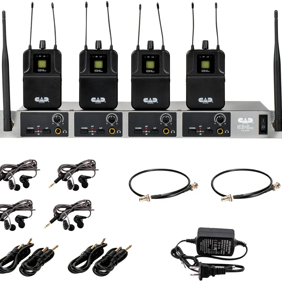 CAD GXLIEM4 Quad Wireless In Ear Monitor System (902-928Mhz)