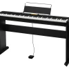 Casio CDP-S360CS Compact Digital Piano With CS-46 Matching Wooden Stand Black