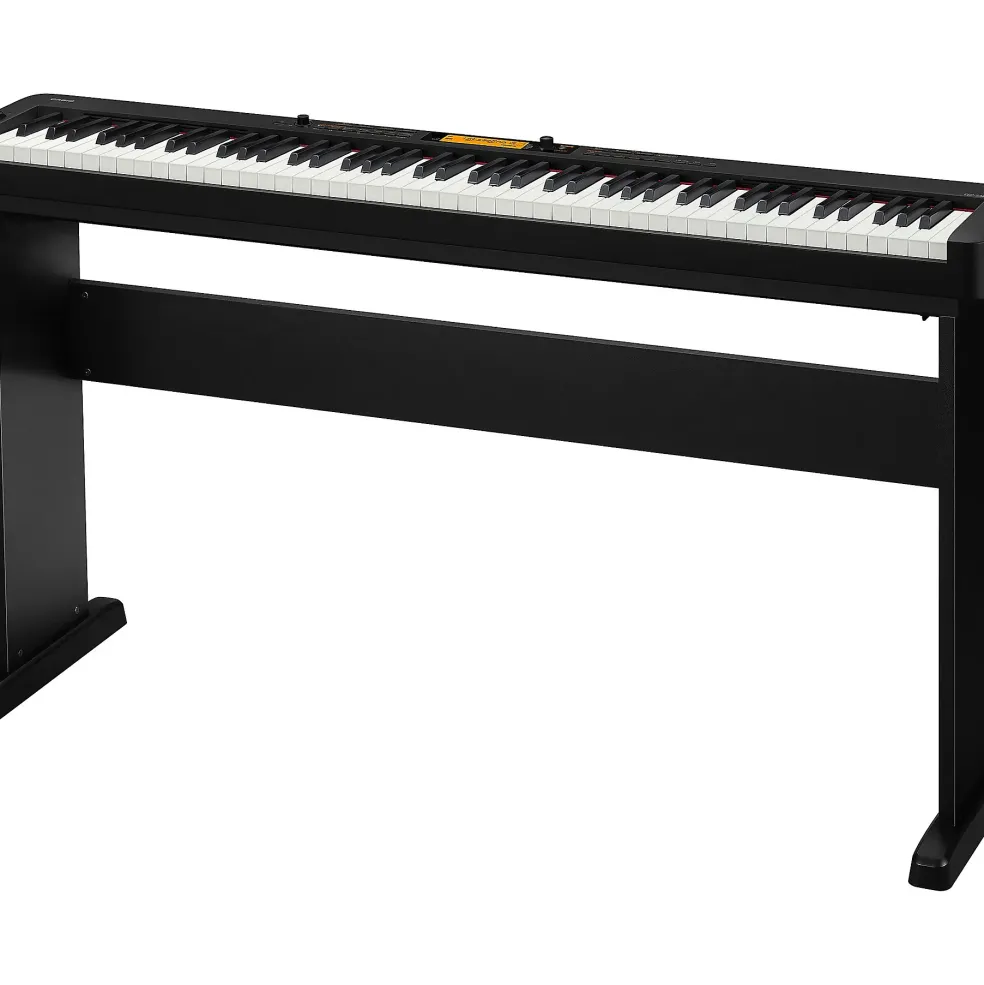 Casio CDP-S360CS Compact Digital Piano With CS-46 Matching Wooden Stand Black