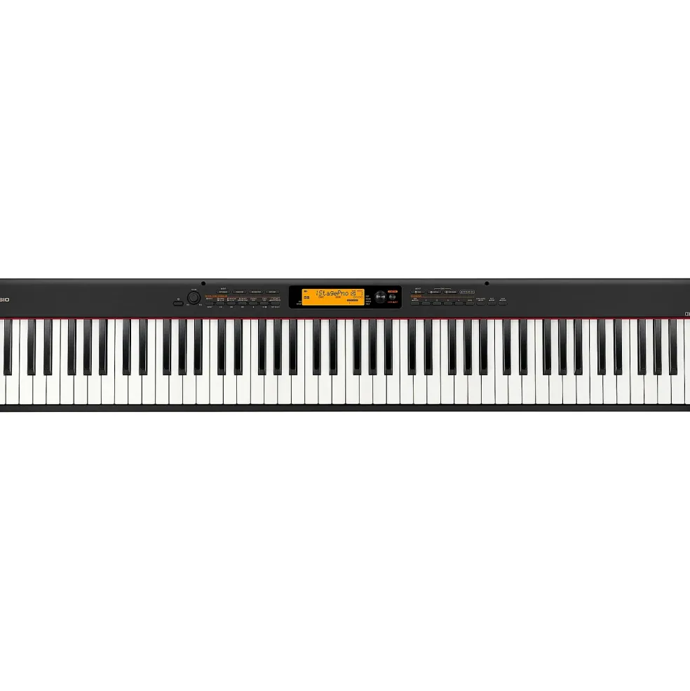 Casio CDP-S360CS Compact Digital Piano With CS-46 Matching Wooden Stand Black