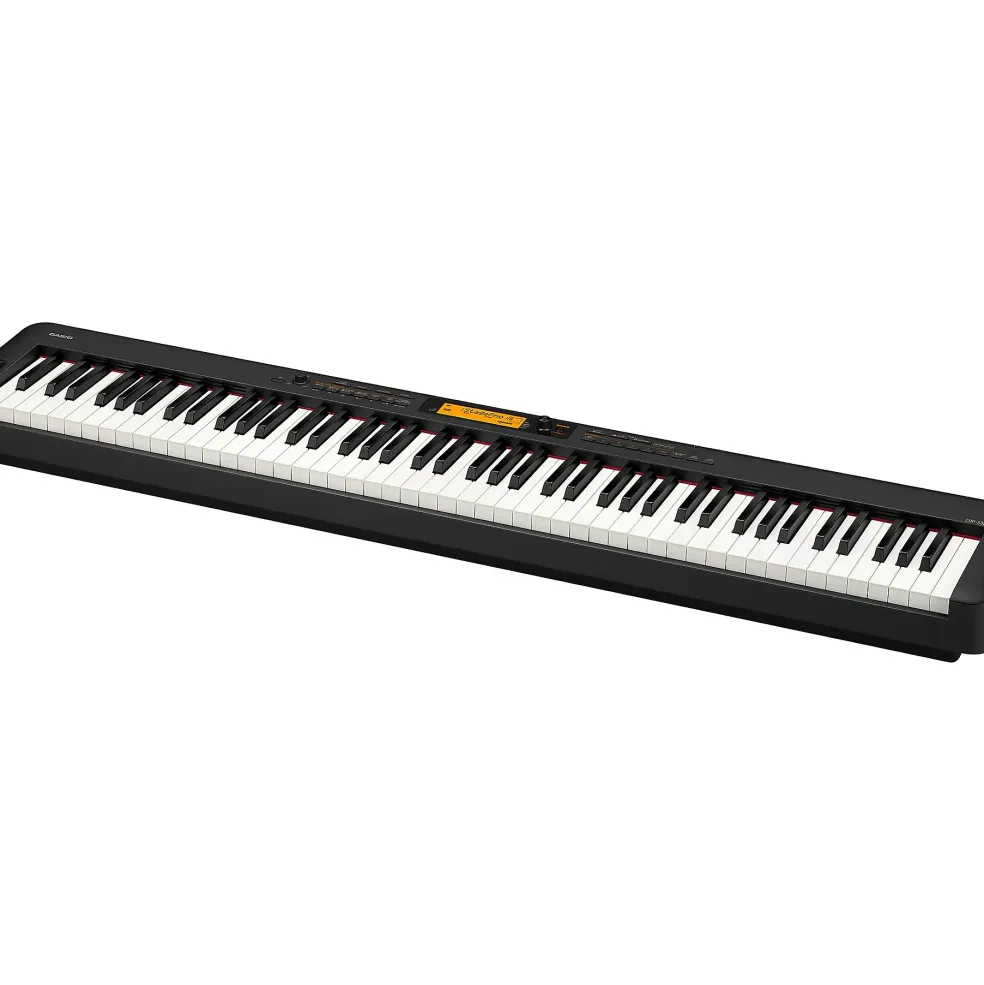 Casio CDP-S360CS Compact Digital Piano With CS-46 Matching Wooden Stand Black