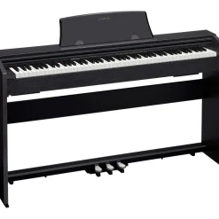 Casio Privia PX-770 Digital Console Piano With CB7 Metal Bench Black
