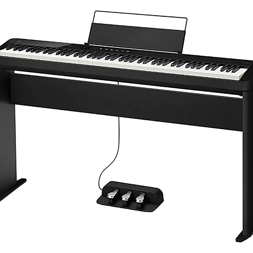 Casio Privia PX-S5000 Digital Piano With CS68 Wooden Stand and SP-34 Triple Pedal Black